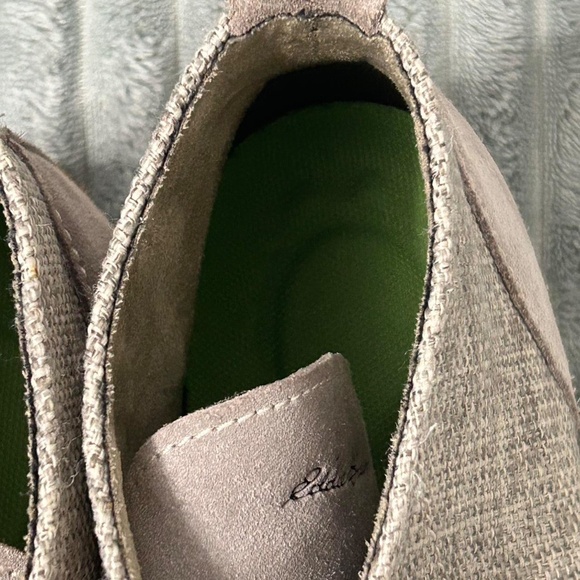 EDDIE BAUER Grey-Taupe Oxfords W BOX - Picture 6 of 8